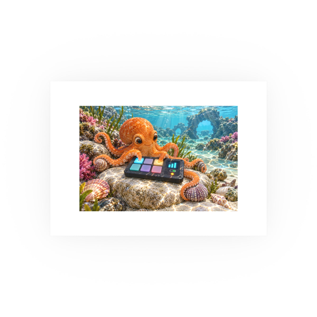 Tide Type Small Art Print