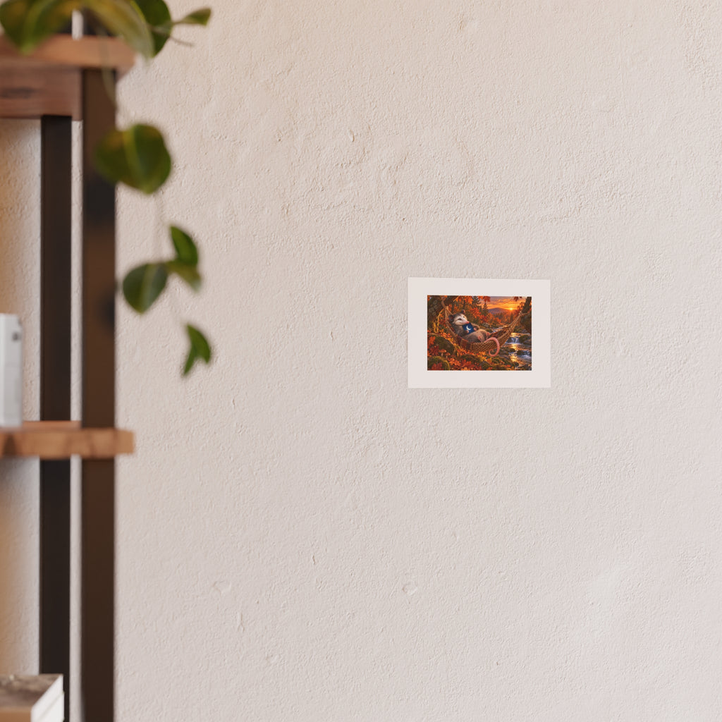 Opossum Offline Small Art Print
