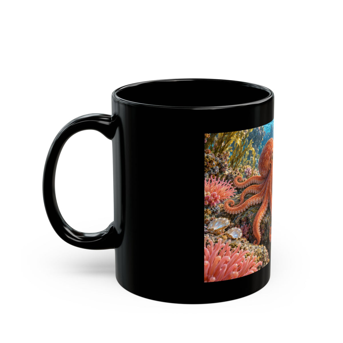 Reef Arcade Black Mug