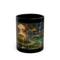 Packet Pond Black Mug