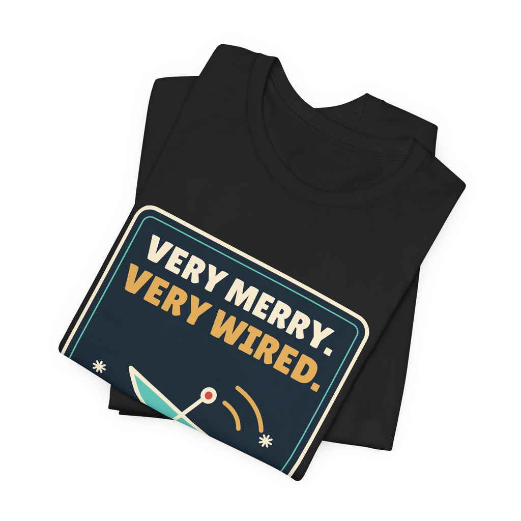Very Merry Very Wired Signal Crew Tee
