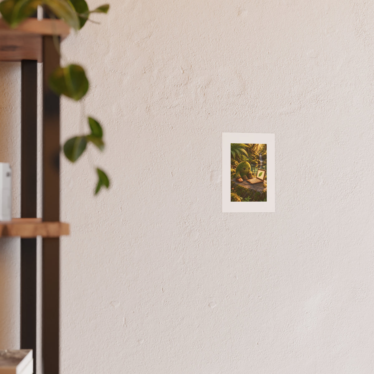 Mossling Mouse Small Art Print