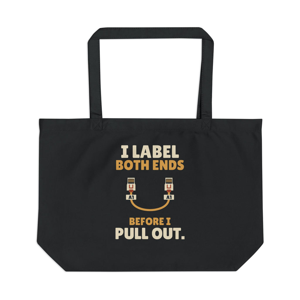 After Hours Label Both Ends Cotton Tote