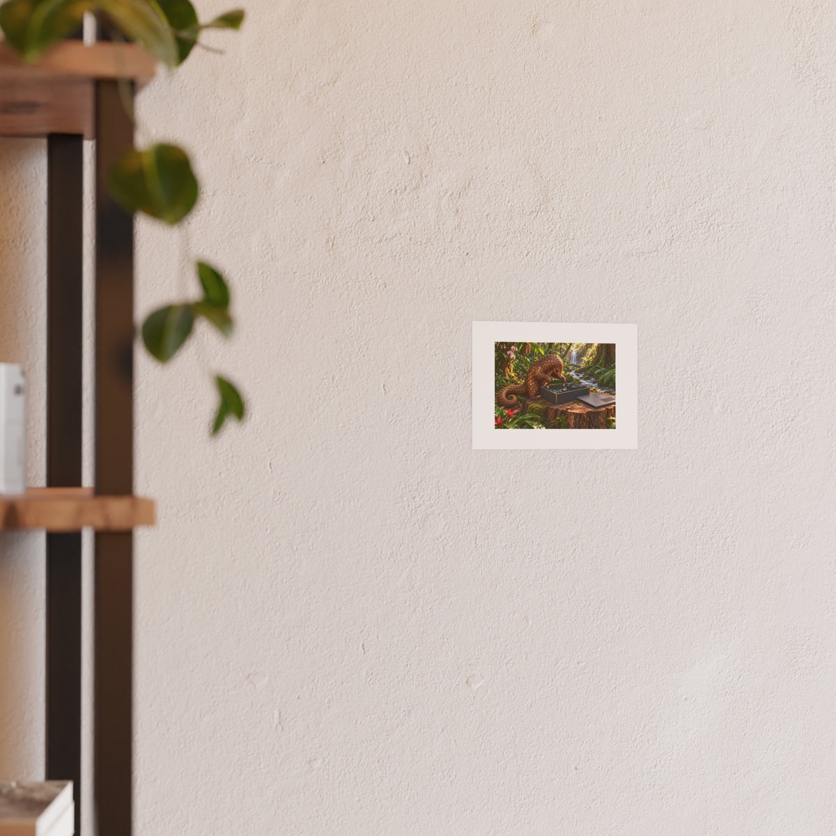 Pangolin Patch Small Art Print