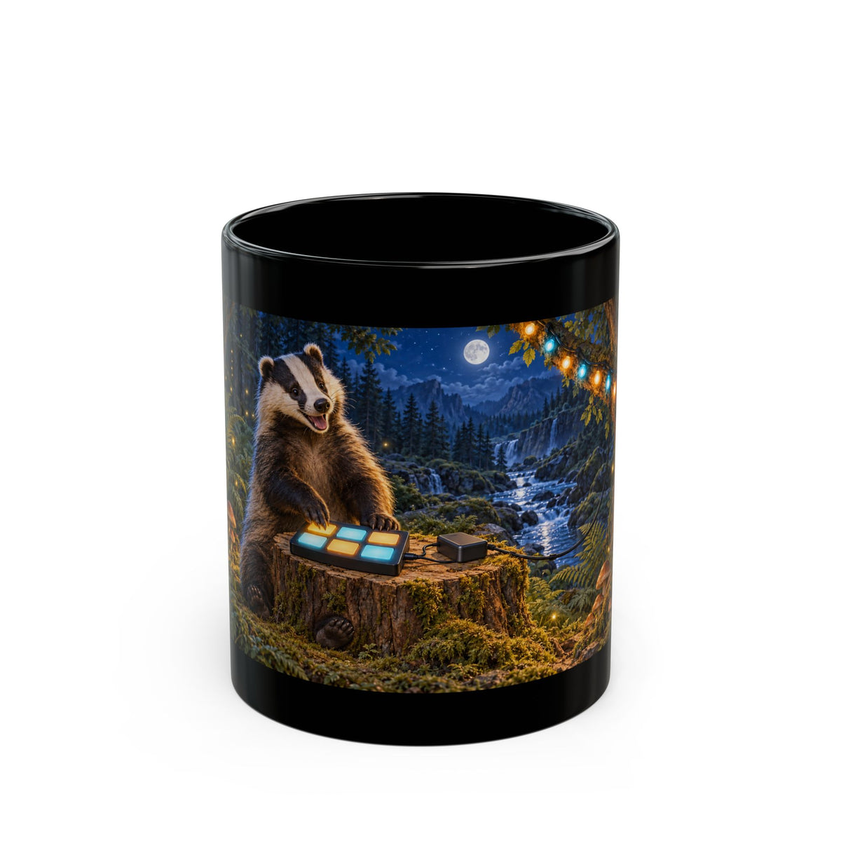 Glow Jam Black Mug