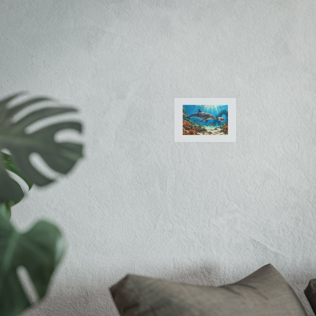 Dolphin Discovery Small Art Print