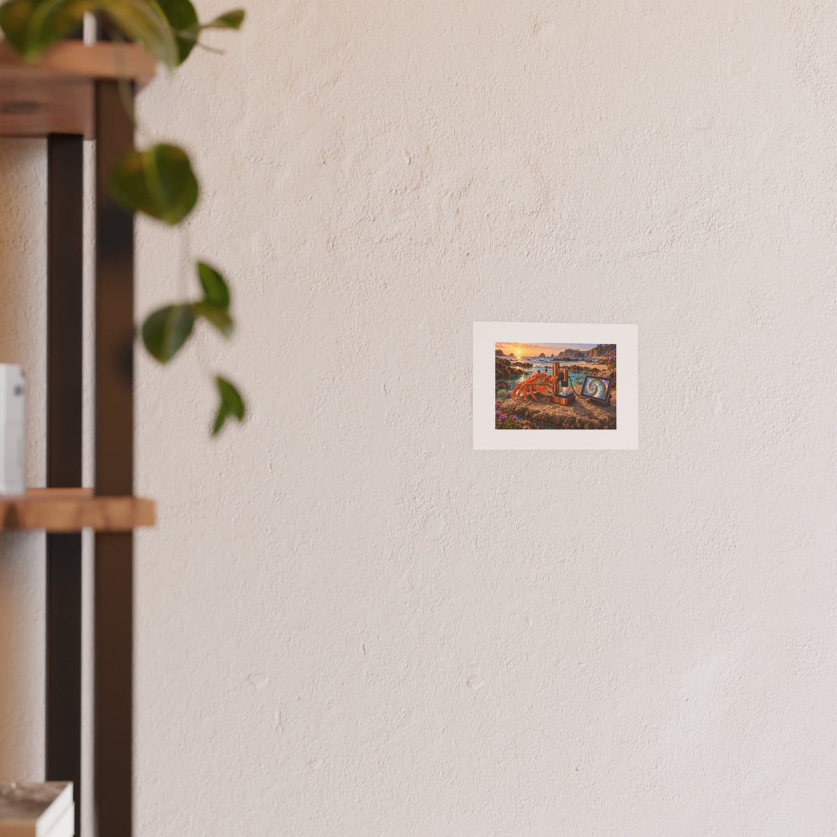 Crab Lab Small Art Print