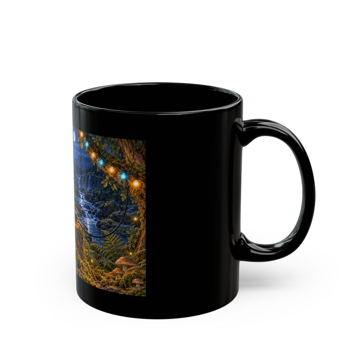 Glow Jam Black Mug