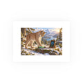 Lynx Login Small Art Print