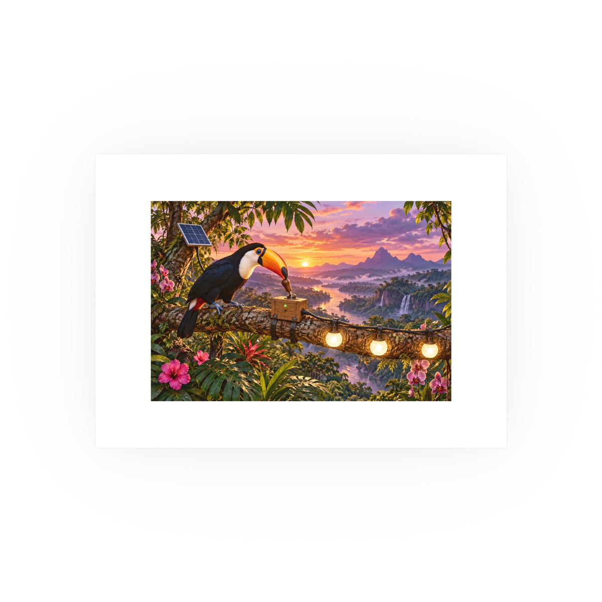 Toucan Toggle Small Art Print