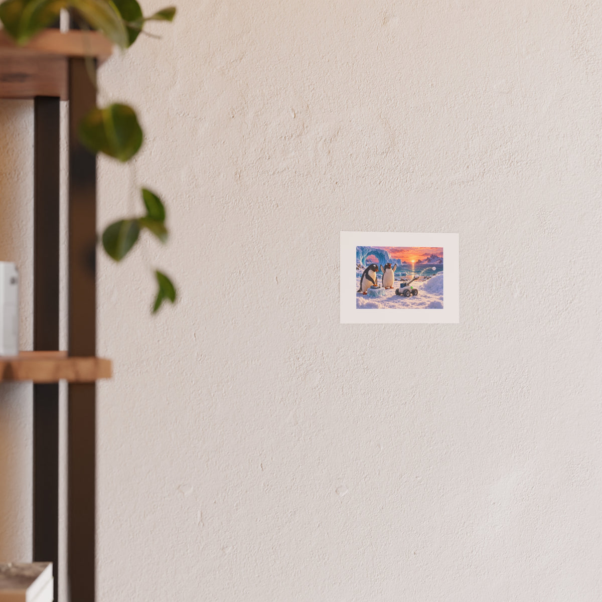 Snowball Servo Small Art Print