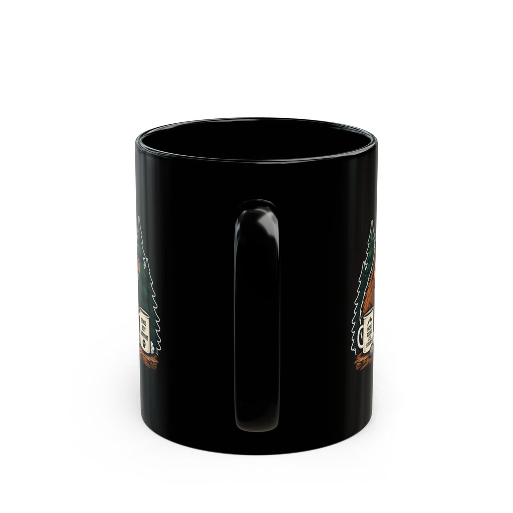 Sasquatch Black Glossy Mug