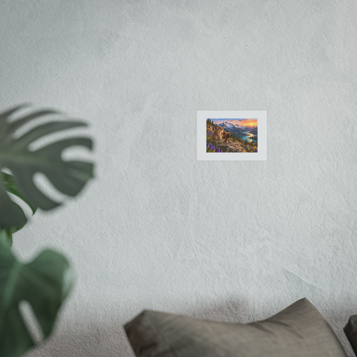 Pika Panorama Small Art Print