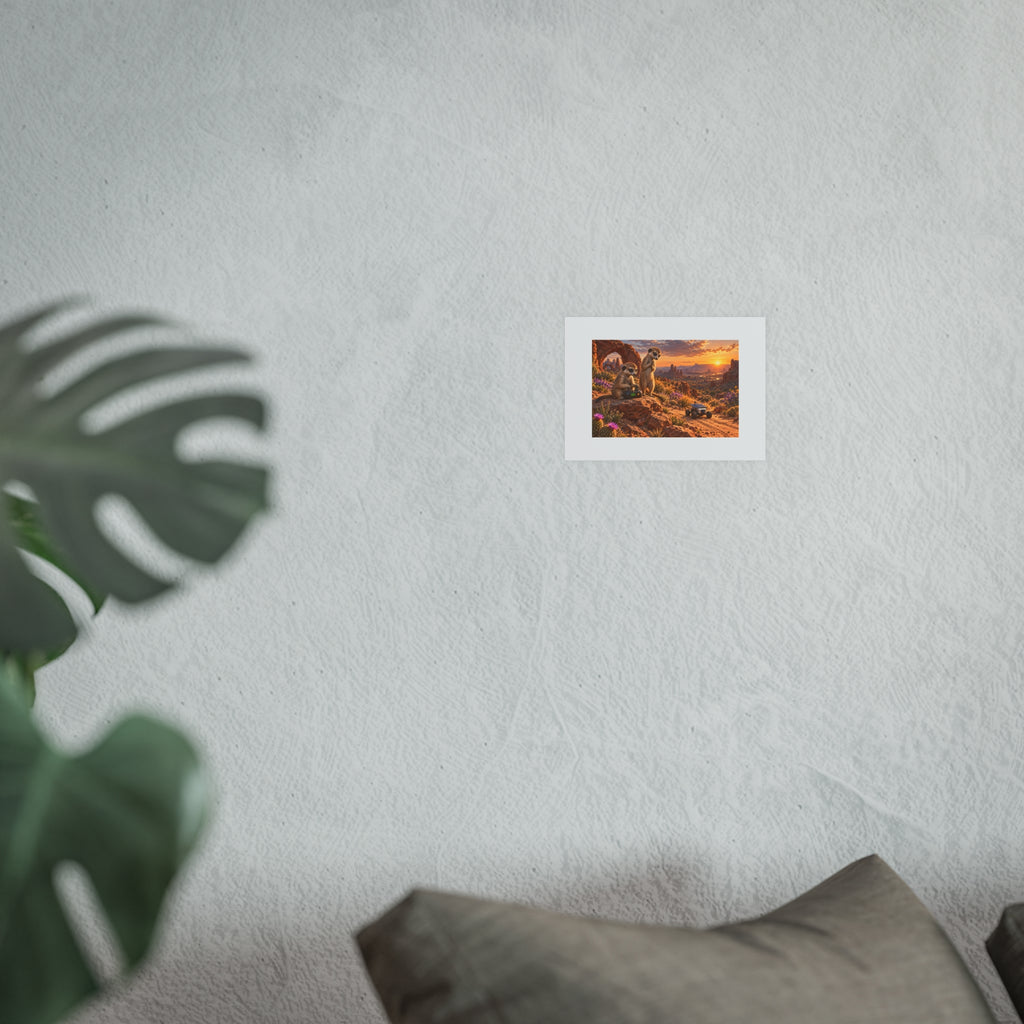 Solar Safari Small Art Print