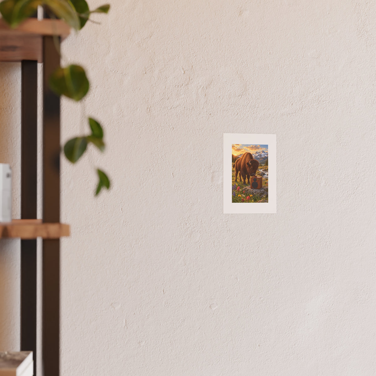Bison Bass Small Art Print