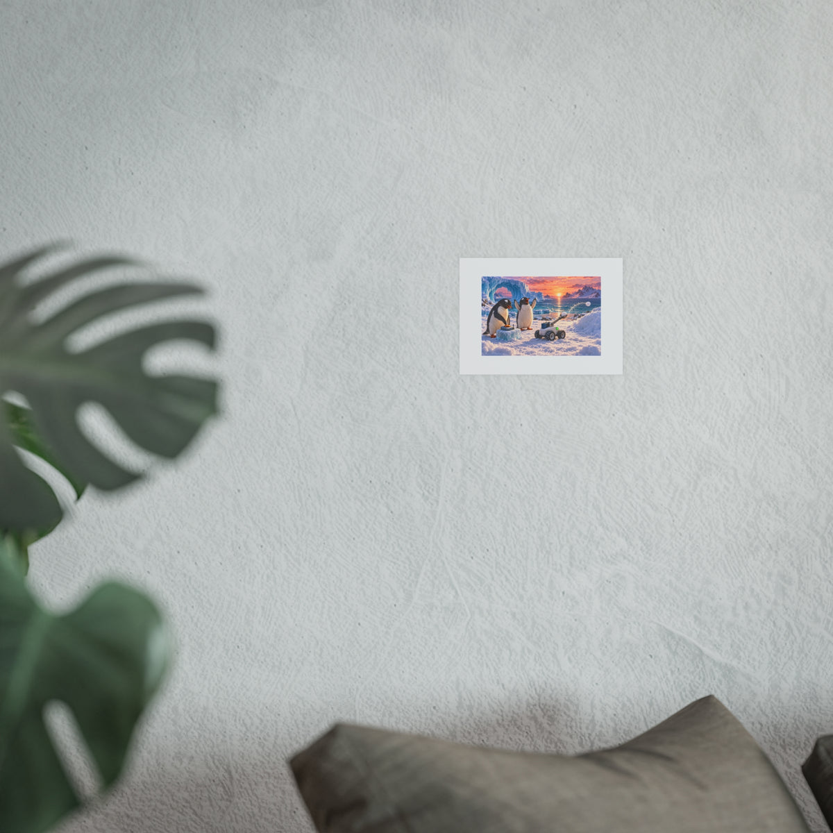 Snowball Servo Small Art Print