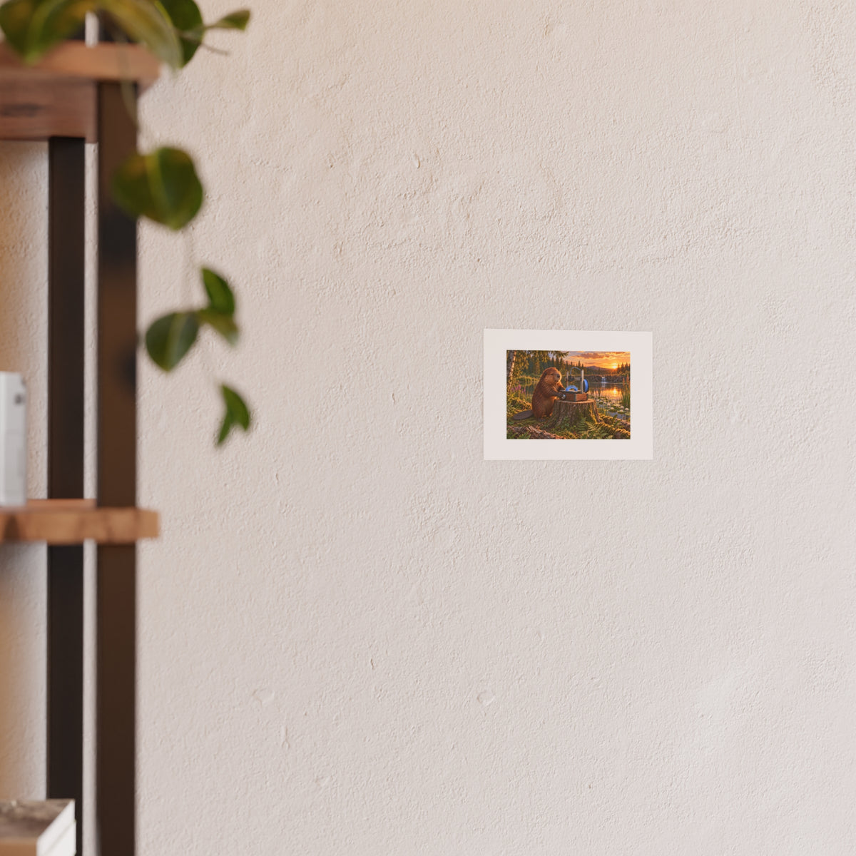Beaver Build Small Art Print