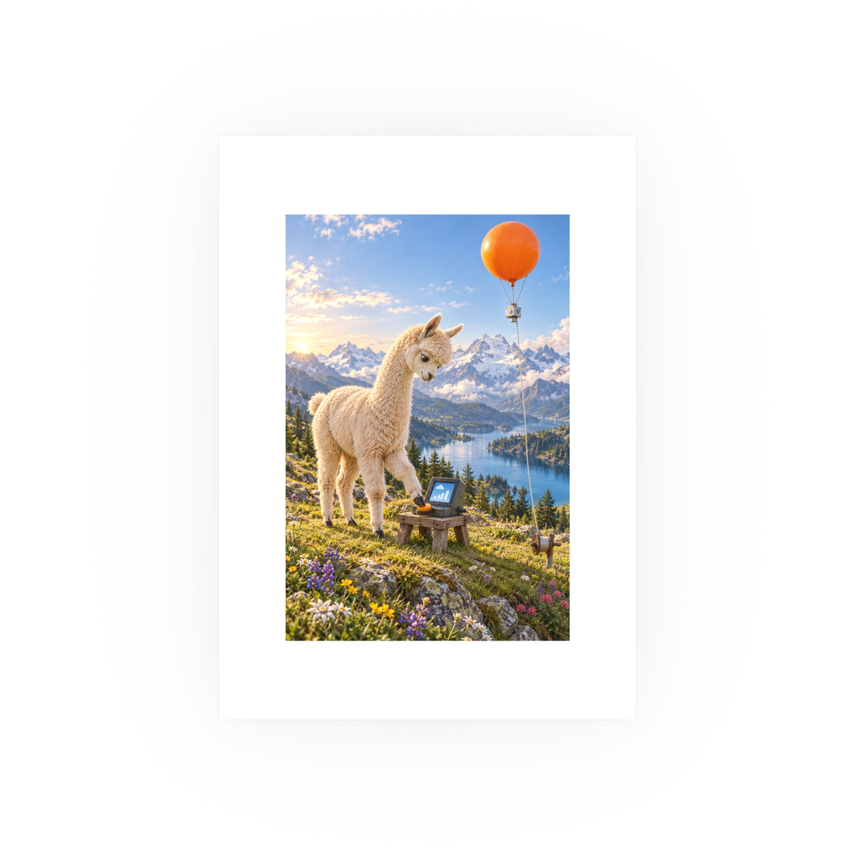 Cloud Collector Small Art Print