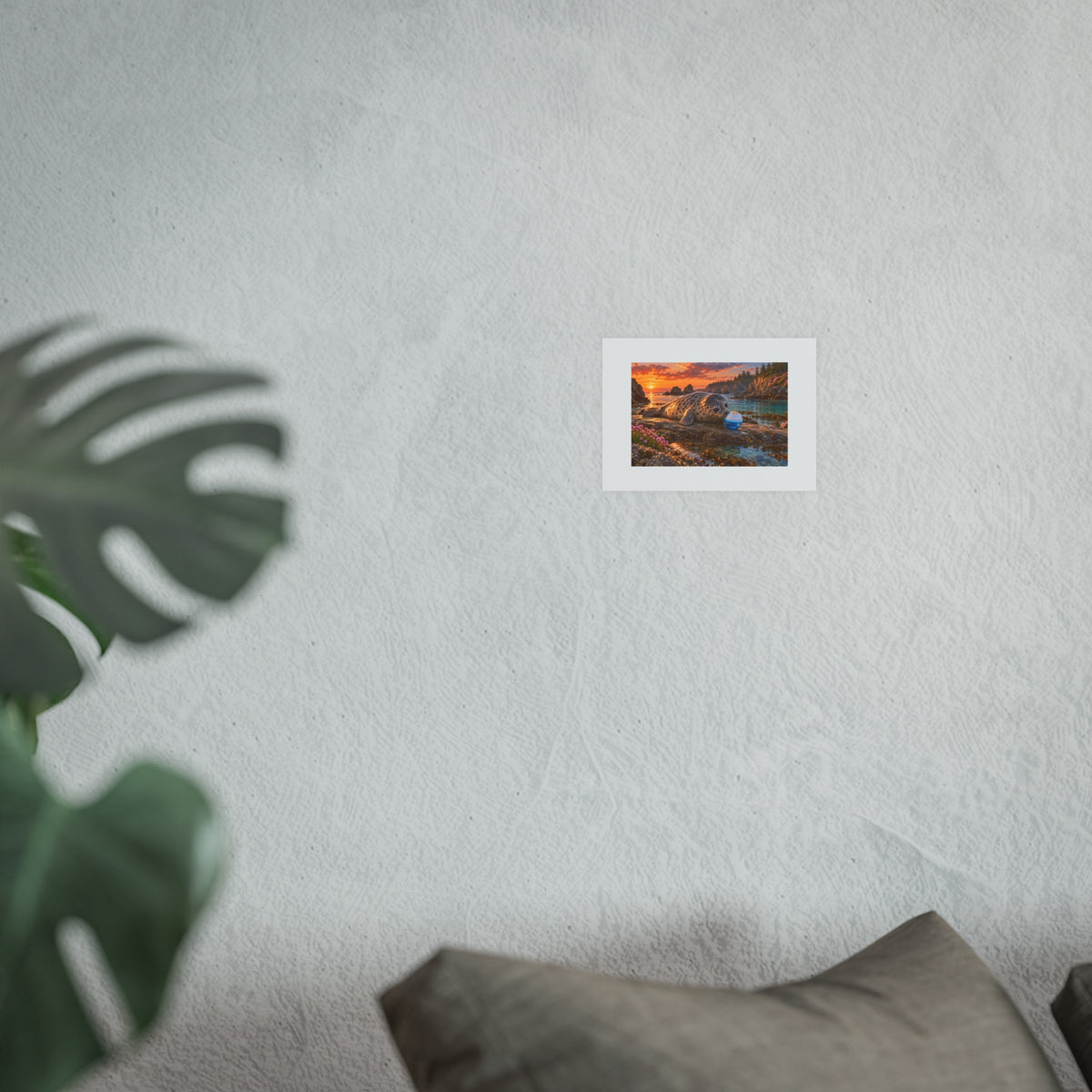 Seal Spin Small Art Print