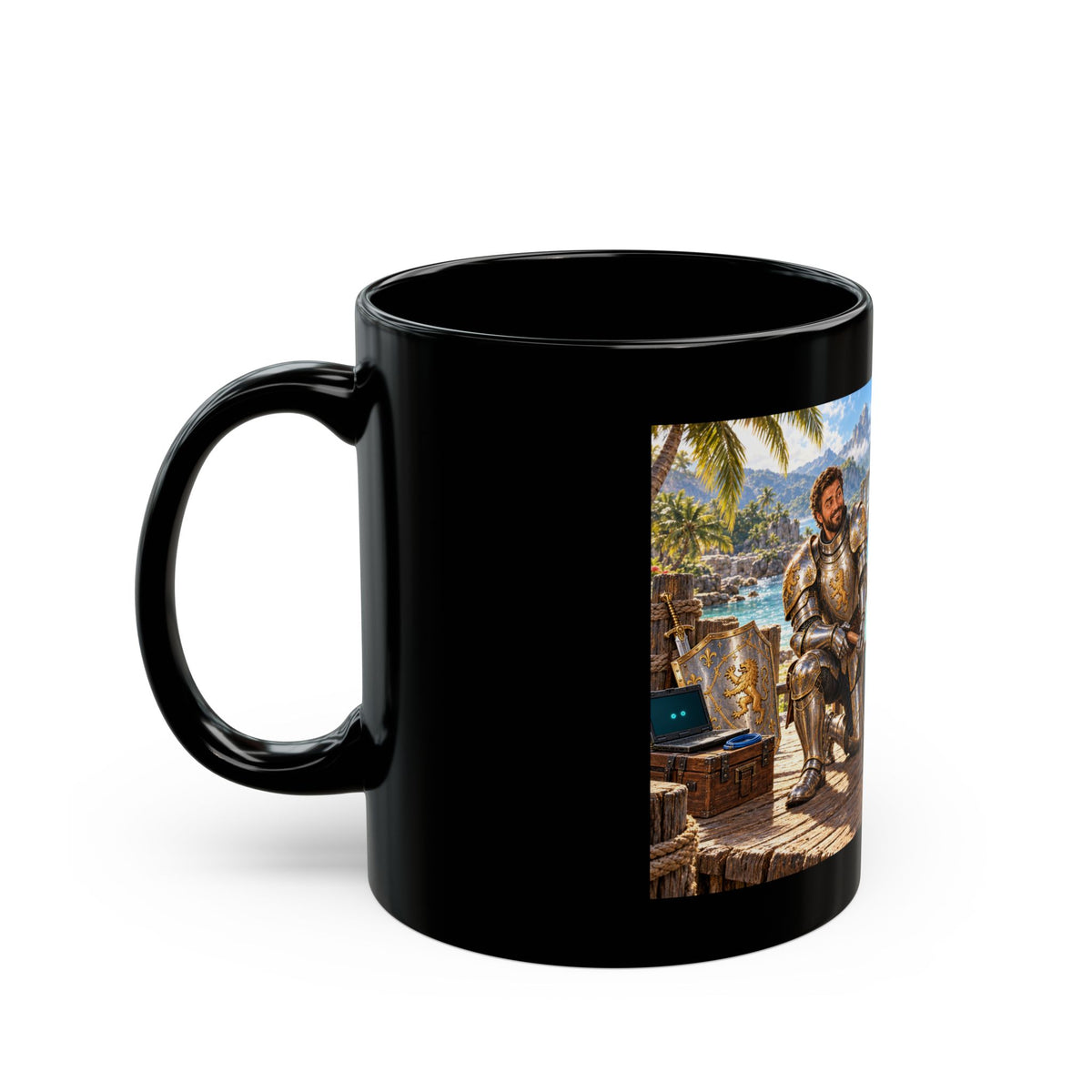 Phishing Expedition Black Mug