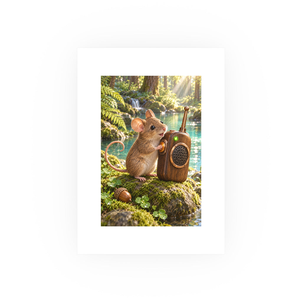 Pocket Ping Small Art Print