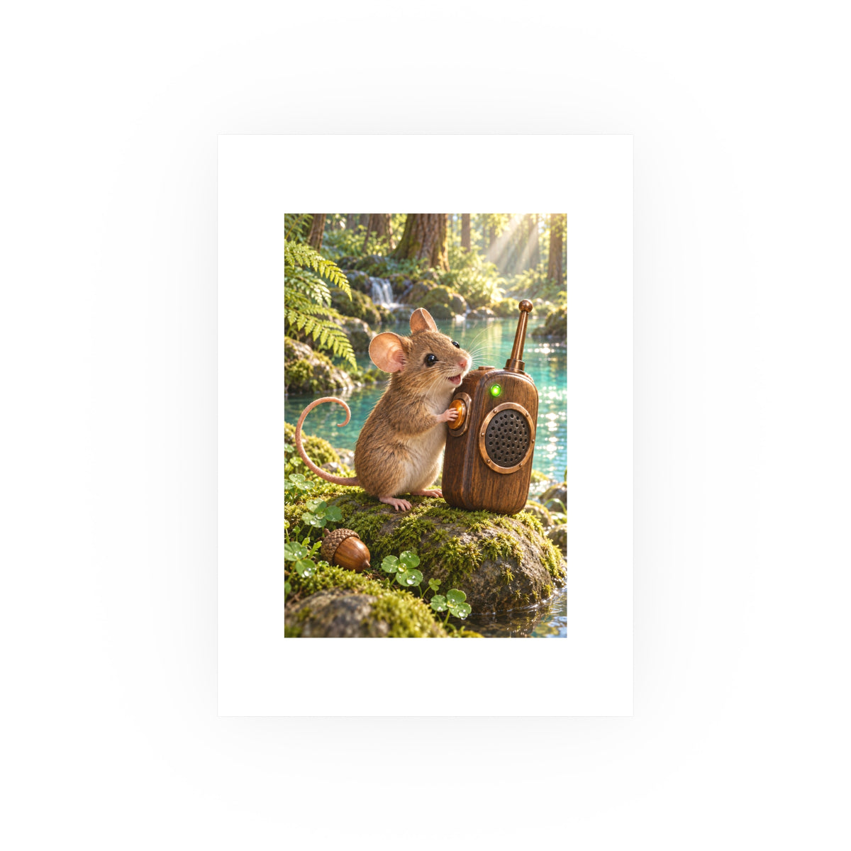 Pocket Ping Small Art Print