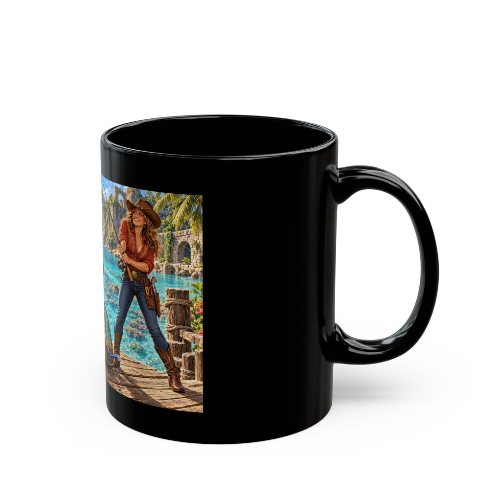 Phishing Expedition Black Mug