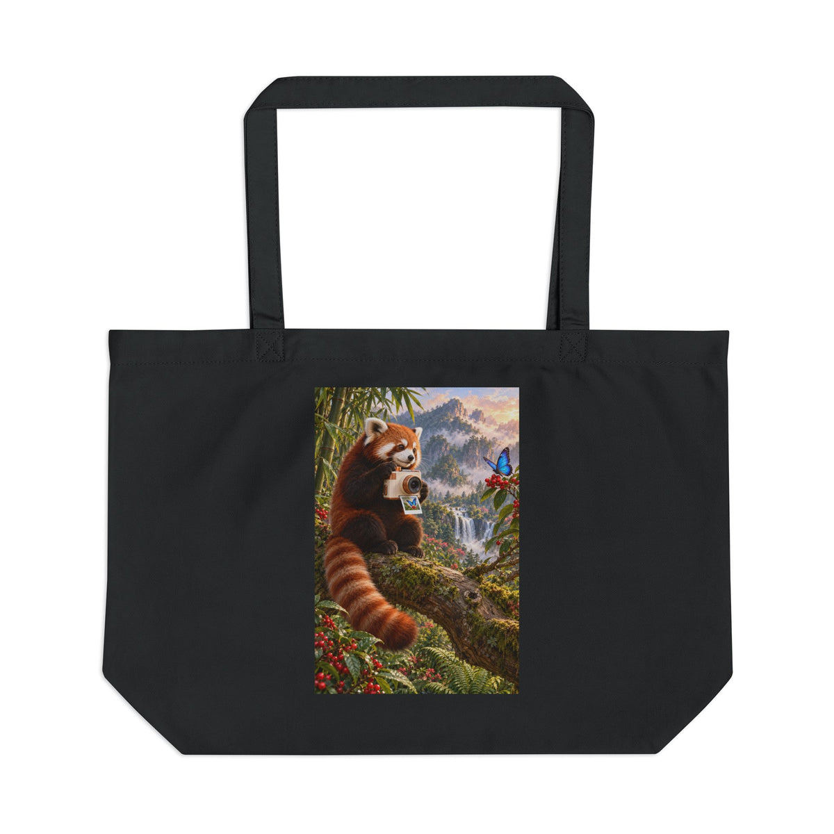 Berry Focus Cotton Tote