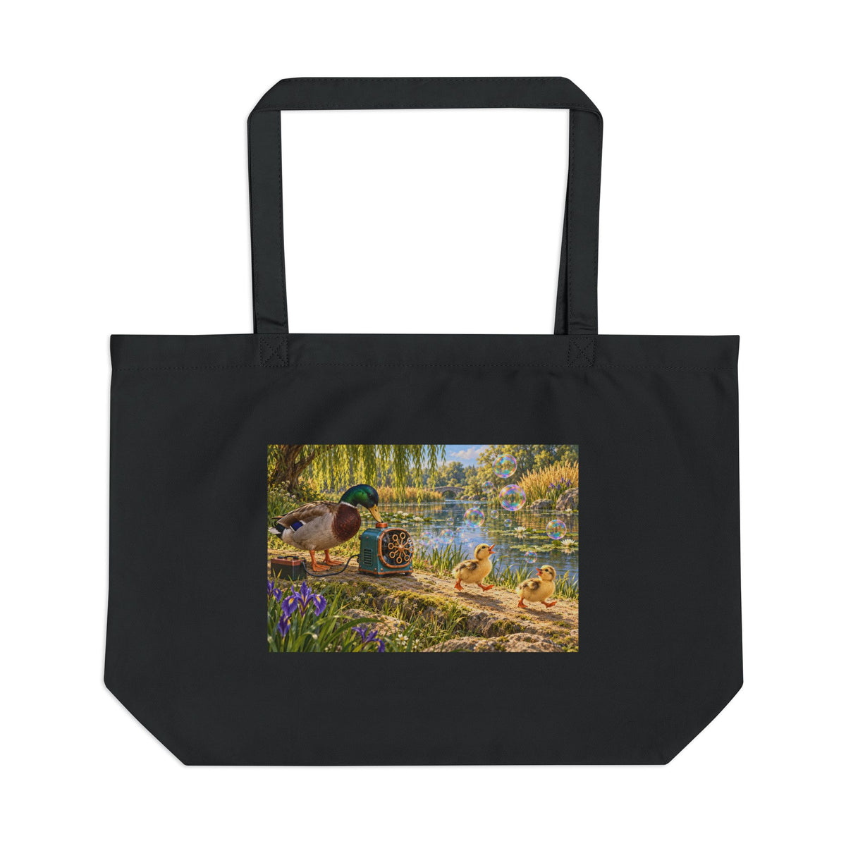 Bubble Broadcast Cotton Tote