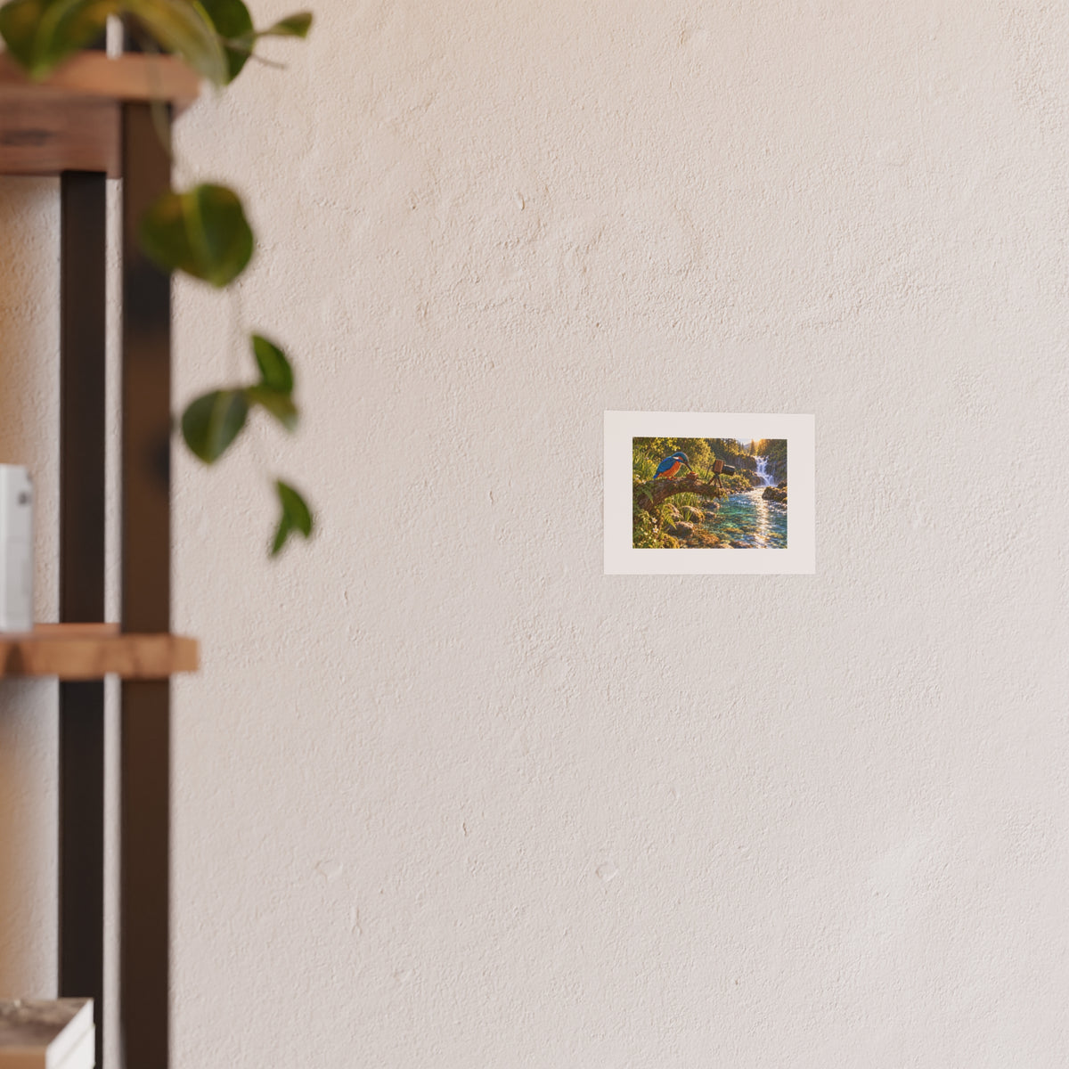 Kingfisher Capture Small Art Print