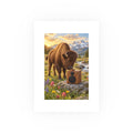 Bison Bass Small Art Print