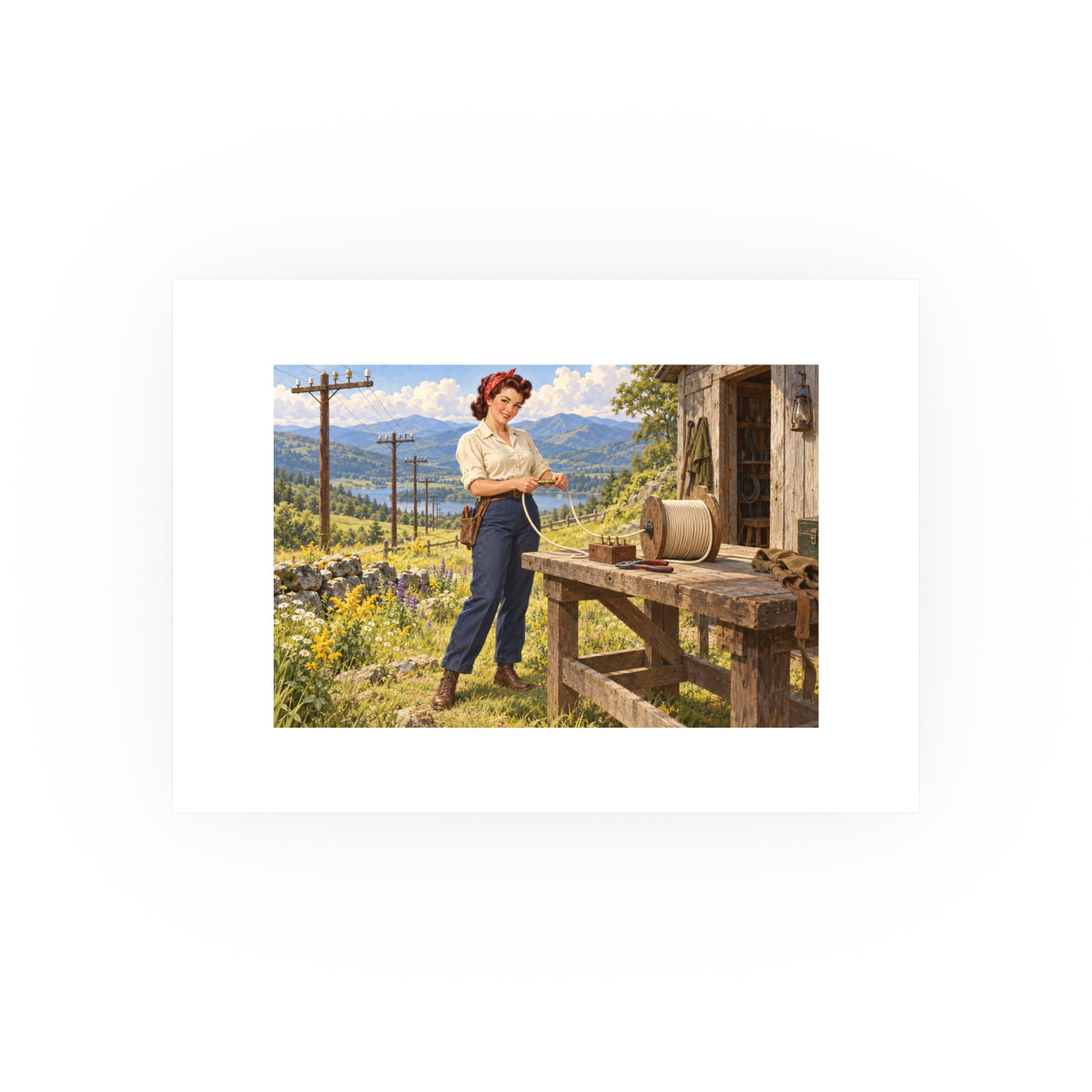 Copper Connection Small Art Print