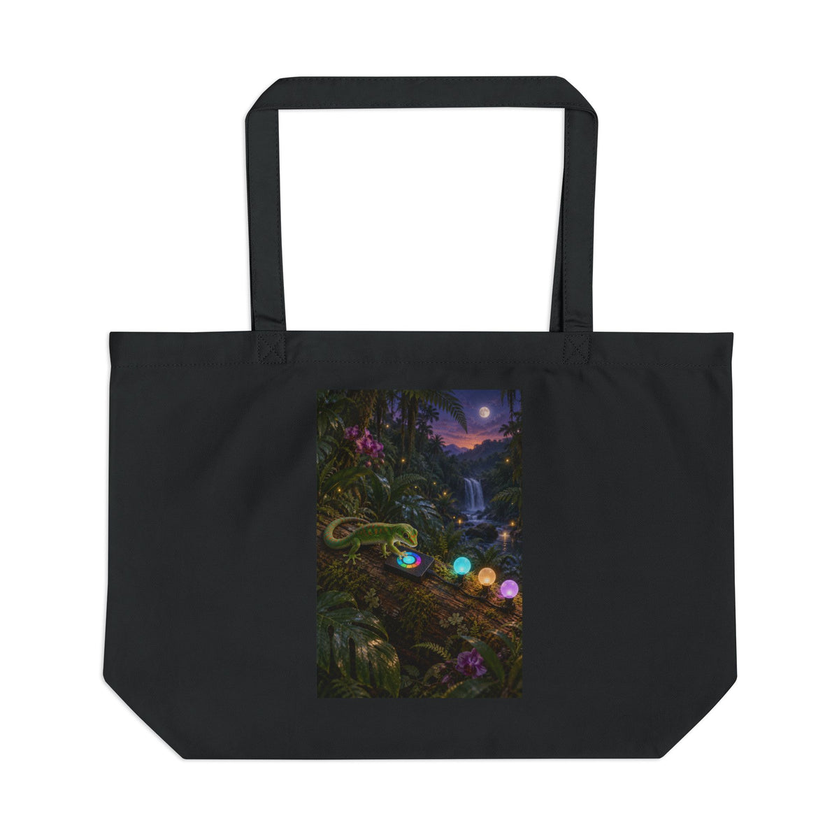 Gecko Gesture Cotton Tote