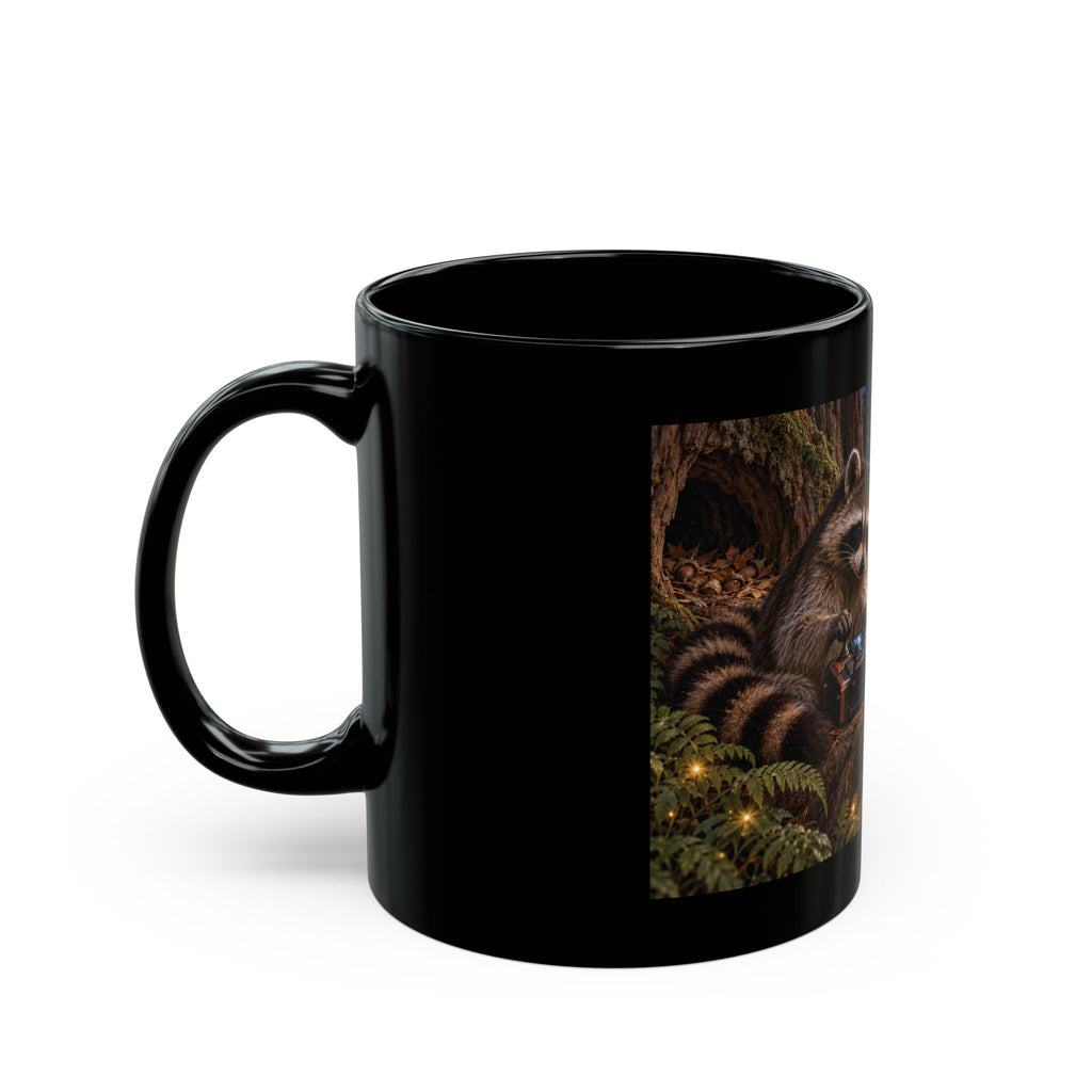 Night Flight Black Mug