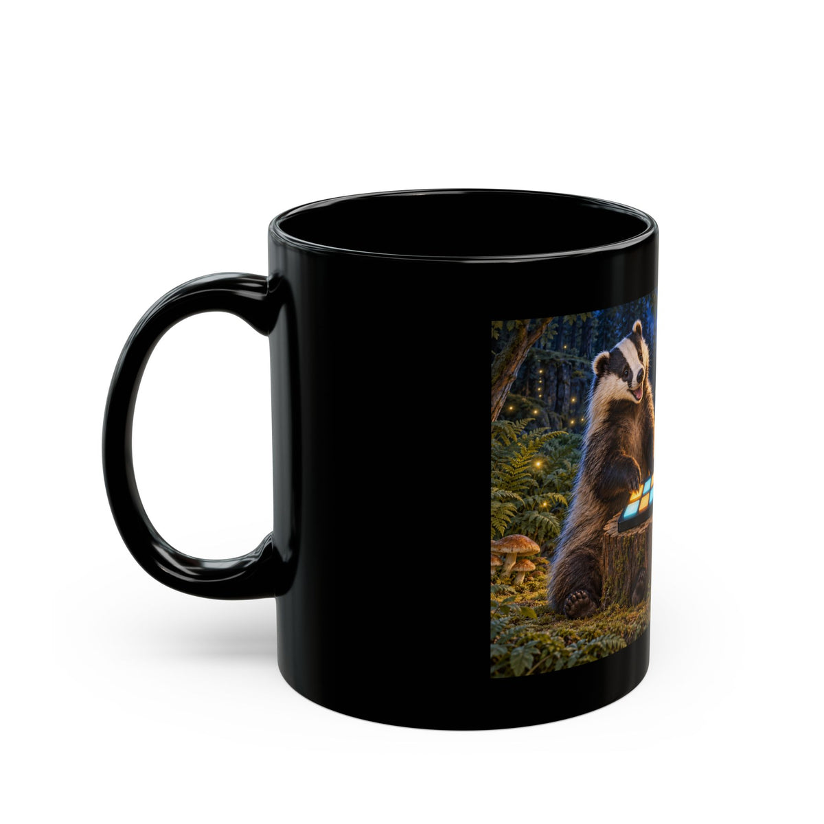 Glow Jam Black Mug